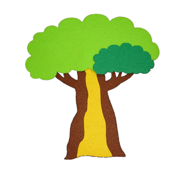 펠트환경재료(나무 E)